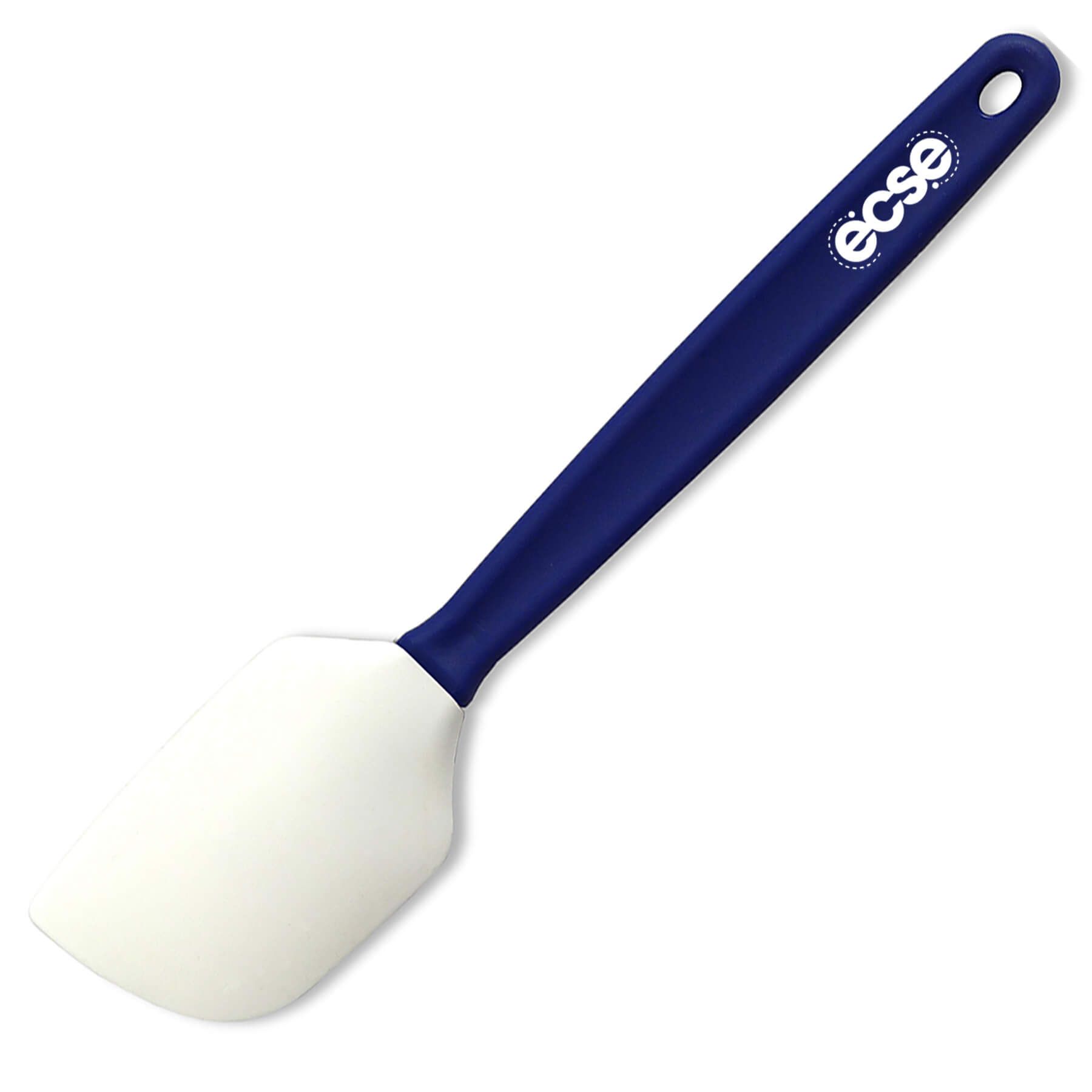 Imprinted - Reflex Blue Handle - White Spatula